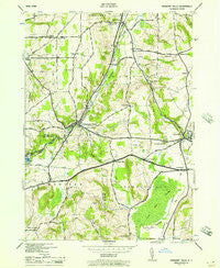 Oriskany Falls New York Historical topographic map, 1:24000 scale, 7.5 X 7.5 Minute, Year 1944