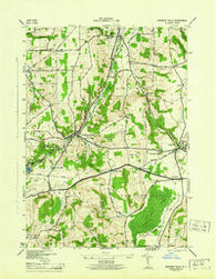 Oriskany Falls New York Historical topographic map, 1:31680 scale, 7.5 X 7.5 Minute, Year 1944