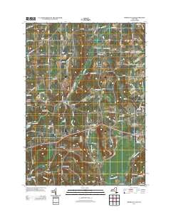 Oriskany Falls New York Historical topographic map, 1:24000 scale, 7.5 X 7.5 Minute, Year 2013