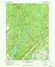 Oscawana Lake New York Historical topographic map, 1:24000 scale, 7.5 X 7.5 Minute, Year 1956