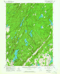 Oscawana Lake New York Historical topographic map, 1:24000 scale, 7.5 X 7.5 Minute, Year 1956