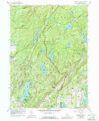 Oscawana Lake New York Historical topographic map, 1:24000 scale, 7.5 X 7.5 Minute, Year 1956