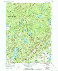Oscawana Lake New York Historical topographic map, 1:24000 scale, 7.5 X 7.5 Minute, Year 1956