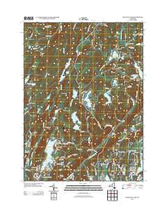 Oscawana Lake New York Historical topographic map, 1:24000 scale, 7.5 X 7.5 Minute, Year 2013