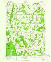 Ossian New York Historical topographic map, 1:24000 scale, 7.5 X 7.5 Minute, Year 1943