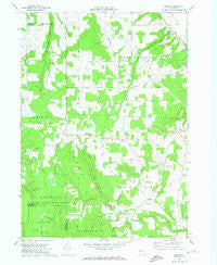 Ossian New York Historical topographic map, 1:24000 scale, 7.5 X 7.5 Minute, Year 1972