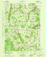Ossian New York Historical topographic map, 1:31680 scale, 7.5 X 7.5 Minute, Year 1944