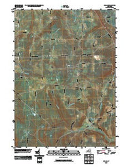 Ossian New York Historical topographic map, 1:24000 scale, 7.5 X 7.5 Minute, Year 2010