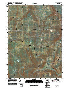 Ossian New York Historical topographic map, 1:24000 scale, 7.5 X 7.5 Minute, Year 2010