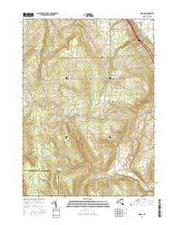Ossian New York Current topographic map, 1:24000 scale, 7.5 X 7.5 Minute, Year 2016