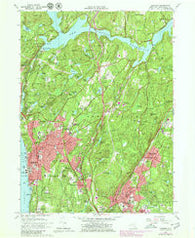Ossining New York Historical topographic map, 1:24000 scale, 7.5 X 7.5 Minute, Year 1967