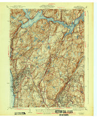 Ossining New York Historical topographic map, 1:31680 scale, 7.5 X 7.5 Minute, Year 1943