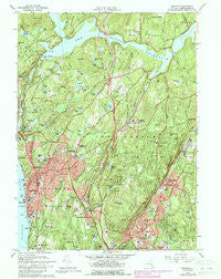 Ossining New York Historical topographic map, 1:24000 scale, 7.5 X 7.5 Minute, Year 1967