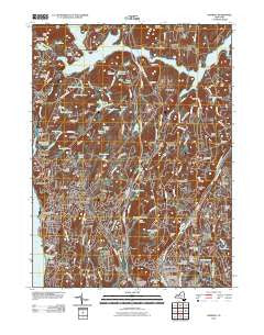 Ossining New York Historical topographic map, 1:24000 scale, 7.5 X 7.5 Minute, Year 2010