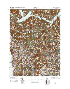 Ossining New York Historical topographic map, 1:24000 scale, 7.5 X 7.5 Minute, Year 2013