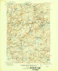Oswegatchie New York Historical topographic map, 1:62500 scale, 15 X 15 Minute, Year 1916