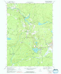 Oswegatchie New York Historical topographic map, 1:24000 scale, 7.5 X 7.5 Minute, Year 1966