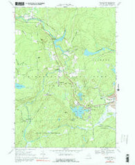 Oswegatchie New York Historical topographic map, 1:24000 scale, 7.5 X 7.5 Minute, Year 1966