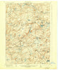 Oswegatchie New York Historical topographic map, 1:62500 scale, 15 X 15 Minute, Year 1918