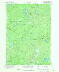 Oswegatchie SE New York Historical topographic map, 1:24000 scale, 7.5 X 7.5 Minute, Year 1966