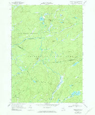 Oswegatchie SE New York Historical topographic map, 1:24000 scale, 7.5 X 7.5 Minute, Year 1966
