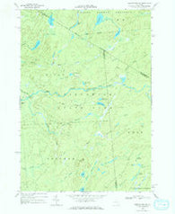 Oswegatchie SW New York Historical topographic map, 1:24000 scale, 7.5 X 7.5 Minute, Year 1966