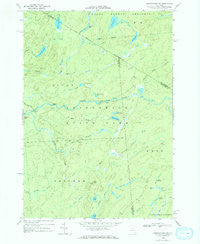 Oswegatchie SW New York Historical topographic map, 1:24000 scale, 7.5 X 7.5 Minute, Year 1966