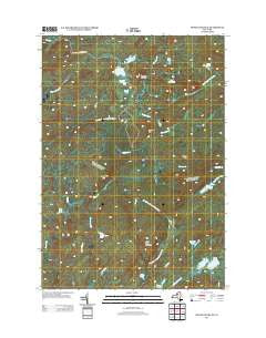 Oswegatchie SE New York Historical topographic map, 1:24000 scale, 7.5 X 7.5 Minute, Year 2013