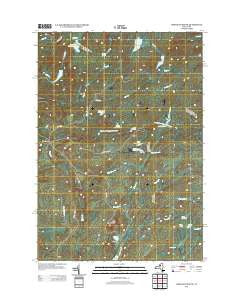 Oswegatchie SW New York Historical topographic map, 1:24000 scale, 7.5 X 7.5 Minute, Year 2013