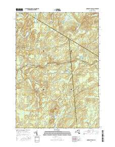 Oswegatchie SW New York Current topographic map, 1:24000 scale, 7.5 X 7.5 Minute, Year 2016
