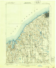 Oswego New York Historical topographic map, 1:62500 scale, 15 X 15 Minute, Year 1900