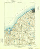 Oswego New York Historical topographic map, 1:62500 scale, 15 X 15 Minute, Year 1900