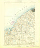 Oswego New York Historical topographic map, 1:62500 scale, 15 X 15 Minute, Year 1900