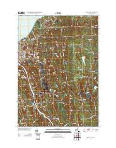 Oswego East New York Historical topographic map, 1:24000 scale, 7.5 X 7.5 Minute, Year 2013