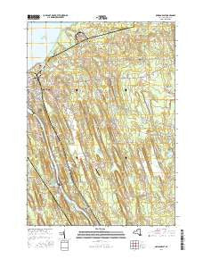 Oswego East New York Current topographic map, 1:24000 scale, 7.5 X 7.5 Minute, Year 2016