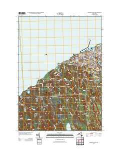 Oswego West New York Historical topographic map, 1:24000 scale, 7.5 X 7.5 Minute, Year 2013