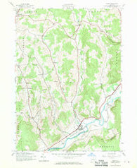 Otego New York Historical topographic map, 1:24000 scale, 7.5 X 7.5 Minute, Year 1943