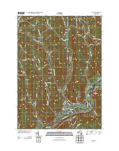 Otego New York Historical topographic map, 1:24000 scale, 7.5 X 7.5 Minute, Year 2013