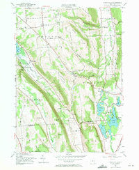 Otisco Valley New York Historical topographic map, 1:24000 scale, 7.5 X 7.5 Minute, Year 1955