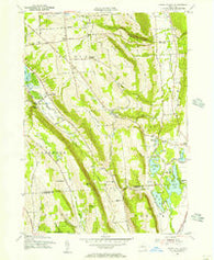 Otisco Valley New York Historical topographic map, 1:24000 scale, 7.5 X 7.5 Minute, Year 1955