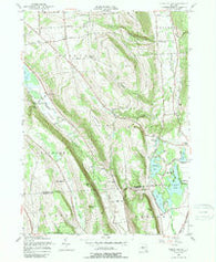 Otisco Valley New York Historical topographic map, 1:24000 scale, 7.5 X 7.5 Minute, Year 1955
