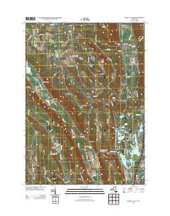 Otisco Valley New York Historical topographic map, 1:24000 scale, 7.5 X 7.5 Minute, Year 2013