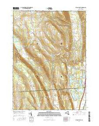 Otisco Valley New York Current topographic map, 1:24000 scale, 7.5 X 7.5 Minute, Year 2016
