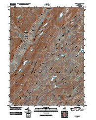Otisville New York Historical topographic map, 1:24000 scale, 7.5 X 7.5 Minute, Year 2010