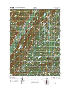 Otisville New York Historical topographic map, 1:24000 scale, 7.5 X 7.5 Minute, Year 2013