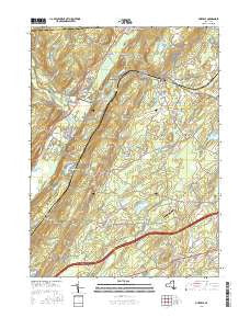 Otisville New York Current topographic map, 1:24000 scale, 7.5 X 7.5 Minute, Year 2016