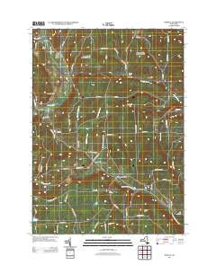 Otselic New York Historical topographic map, 1:24000 scale, 7.5 X 7.5 Minute, Year 2013