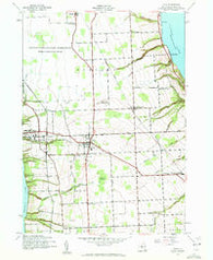 Ovid New York Historical topographic map, 1:24000 scale, 7.5 X 7.5 Minute, Year 1942