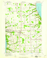 Ovid New York Historical topographic map, 1:24000 scale, 7.5 X 7.5 Minute, Year 1942
