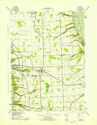 Ovid New York Historical topographic map, 1:31680 scale, 7.5 X 7.5 Minute, Year 1942